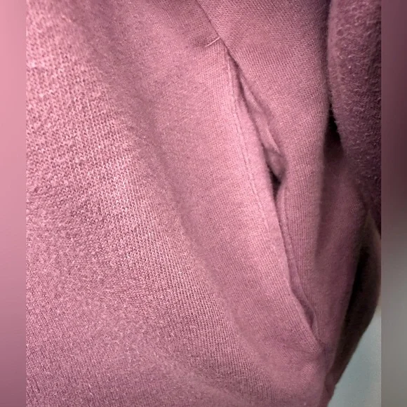 Victoria’s Secret PINK Half Zip Pullover Sweatshirt Graphic Mauve Womens - Picture 5 of 10